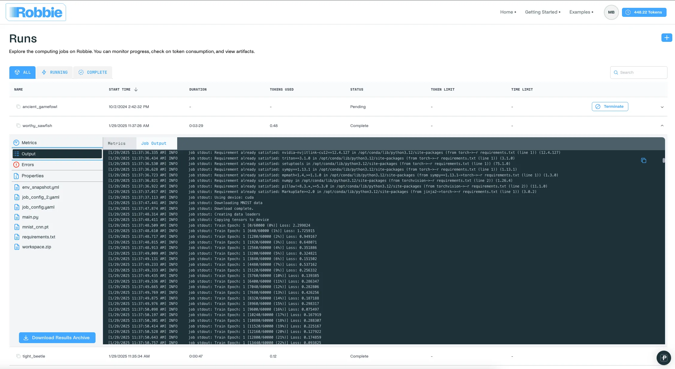 Project Robbie platform